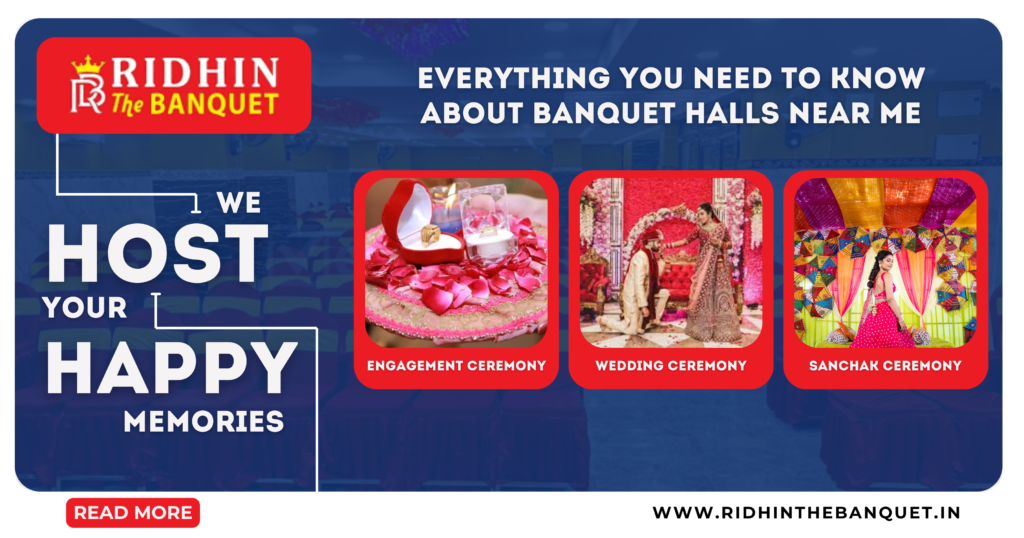 If you are searching for banquet halls near me, look no further than Ridhin The Banquet in Tolichowki, Hyderabad. Known for its sophistication and charm, this venue is the perfect choice for hosting weddings, corporate events, and social gatherings.